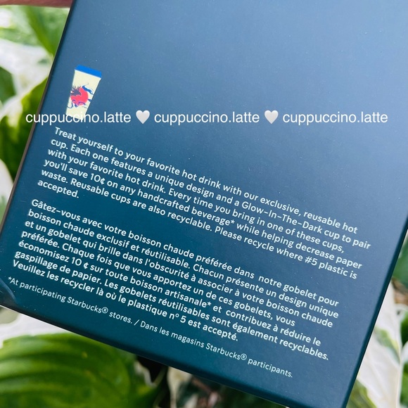 🎃NEW👻Starbucks 2022 Fall Halloween Box of 6 Glow in the Dark Reusable Hot Cups - Picture 7 of 10